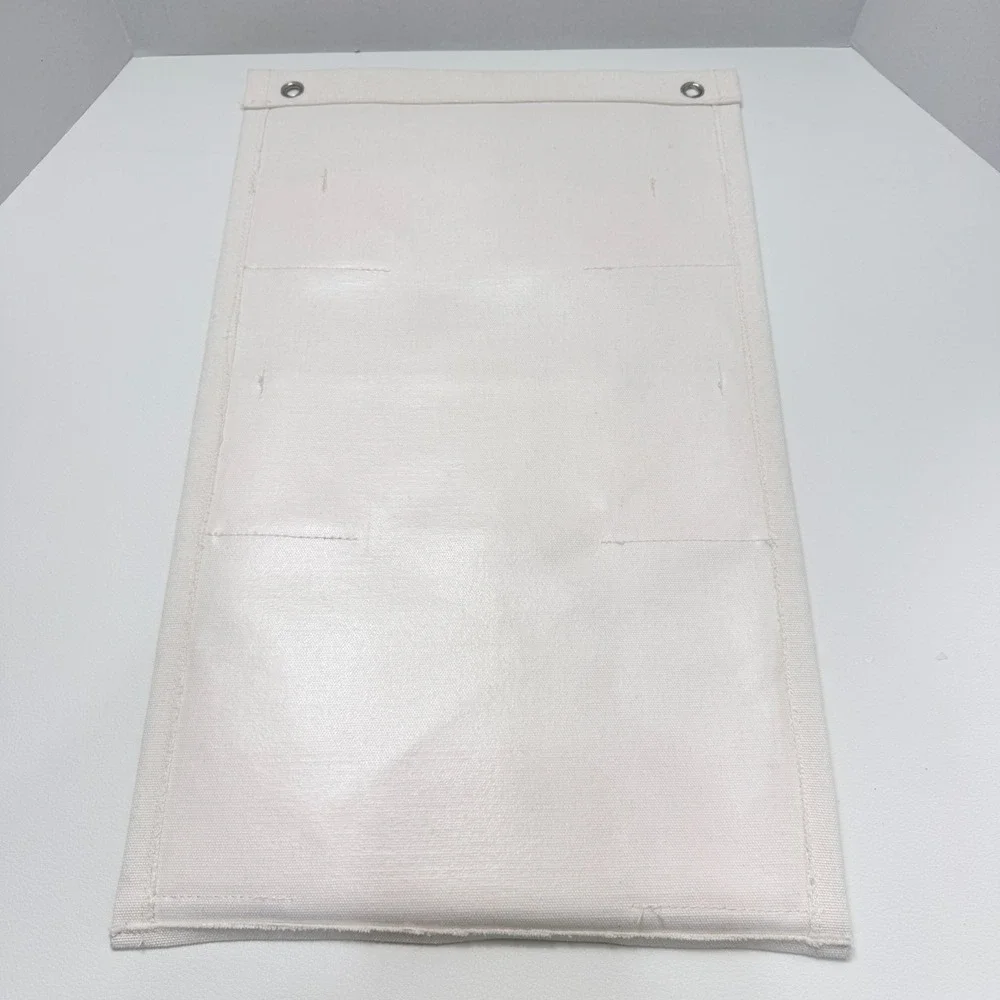 Caraway Canvas Hanging Pocket Organizer - Natural